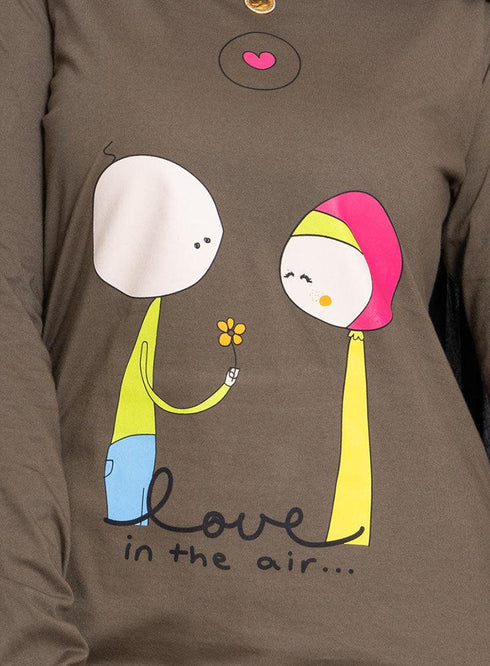 Oily Printed Long - Sleeve Design 35 - Khotwh